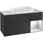 Tvättställsskåp Villeroy & Boch Finion med 3 Lådor Hylla och Bänkskiva för Fristående Tvättställ