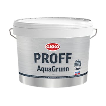 Grundfärg Gjøco Aquagrund Proff Vit