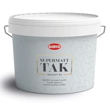 Takfärg Gjøco Supermatt Vit