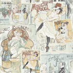 Tapet Galerie Wallcoverings Champagne Posters G56116