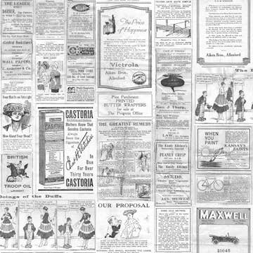 Tapet Galerie Wallcoverings Newspapers G56143
