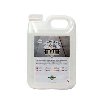 Trälut Gammeldags Ofärgad