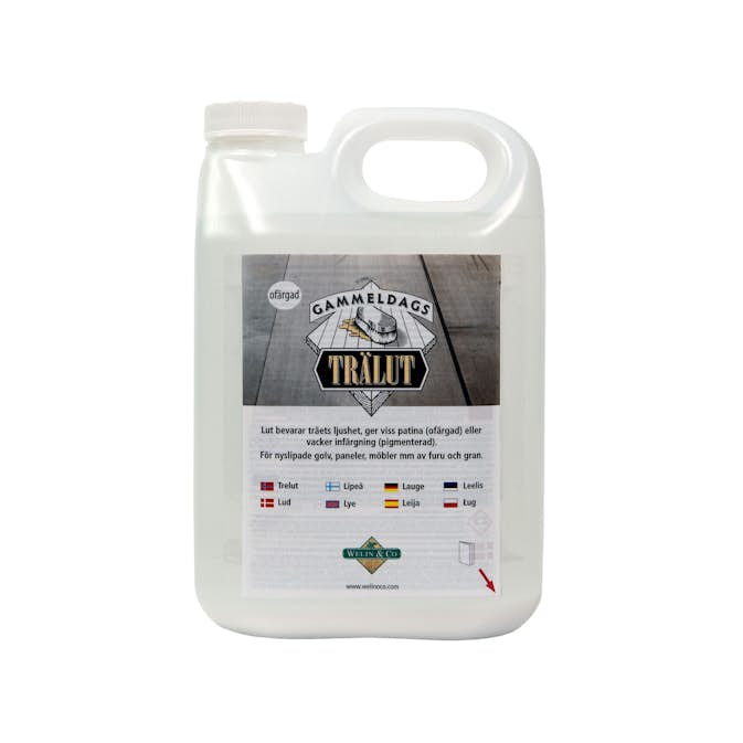 Trälut Gammeldags Ofärgad