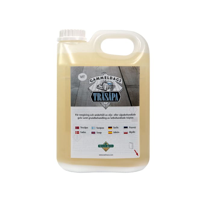 Träsåpa Gammeldags Vit