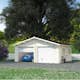 Garage Palmako Roger 28,4 m2 med Takskjutport