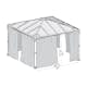 Gardinset Canopia by Palram till Trädgårdspaviljong Canopia by Palram Palermo 3000/3600