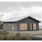 Dubbelgarage Baseco Gavas 65 m² Byggsats i Trä med Sadeltak