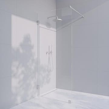 Duschvägg Invitrea Flair GH1 med Glasrengöring