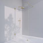 Duschvägg Invitrea Flair GH1 med Glasrengöring