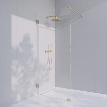 Duschvägg Invitrea Flair GH1 med Glasrengöring