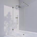 Duschvägg Invitrea Flair GH1 med Glasrengöring