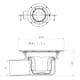 Golvbrunn Purus S-Serie Oden Ø75 mm