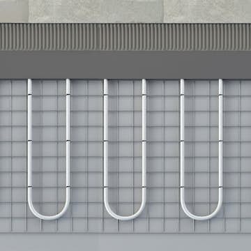 Golvvärmepaket Flooré för inspackling med låg bygghöjd