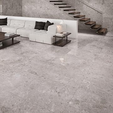 Klinker Tenfors Artic Gris Marmor Blank 78x158 cm