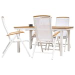 Matgrupp Venture Home Perla 160/240 med 4 Stolar