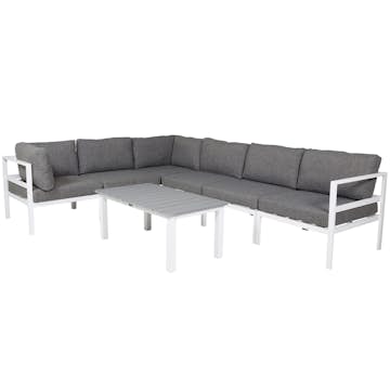 Loungegrupp Venture Home Copacabana med Pincy Soffbord 3+3 Utomhus