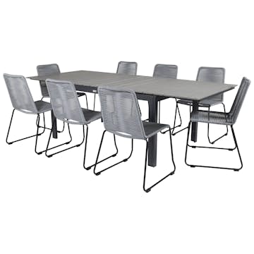 Matgrupp Venture Home Lova 160/240 med 8 Leon Stolar