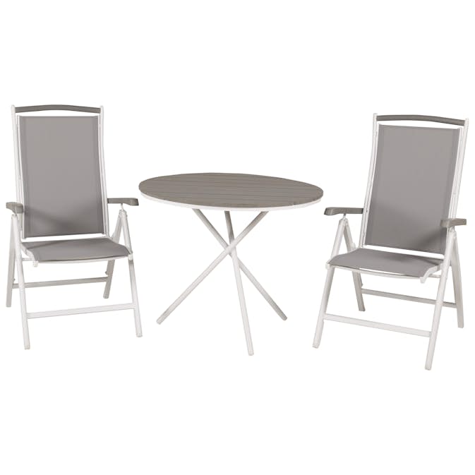 Cafégrupp Venture Home Pincy Ø 90 med 2 Albany Stolar