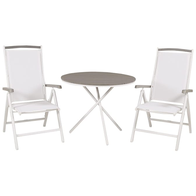 Cafégrupp Venture Home Pincy Ø 90 med 2 Albany Stolar