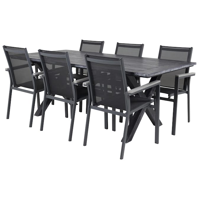 Matgrupp Venture Home Rossi 200 med 6 Pincy Stolar