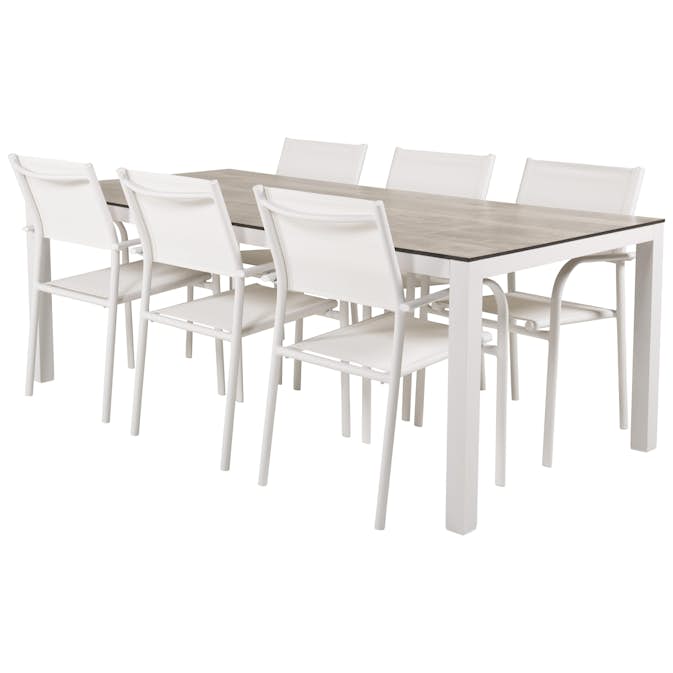 Matgrupp Venture Home Lea 205 med 6 Siri Matstolar