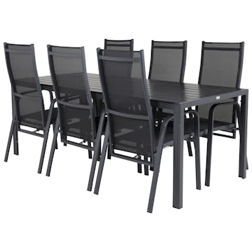 Matgrupp Utomhus Venture Home Break med 6 Copacabana Trädgårdsstolar