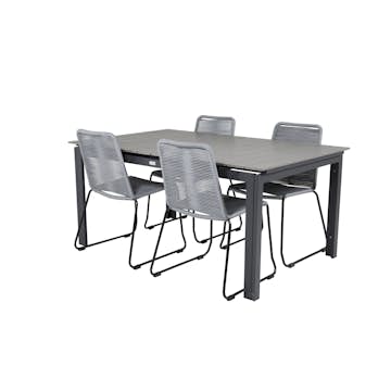 Matgrupp Venture Home Lova 160/240 med 4 Leon Stolar