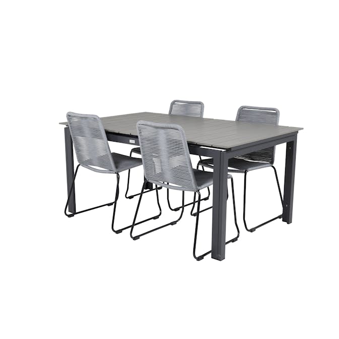 Matgrupp Venture Home Lova 160/240 med 4 Leon Stolar