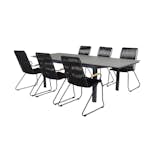 Matgrupp Venture Home Lova 160/240 med 6 Berfin Karmstolar