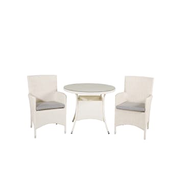 Matgrupp Venture Home Virda Ø 90 med 2 Milwa Stolar