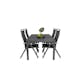 Matgrupp Venture Home Madrid 160/240 med 4 Aleyna Stolar