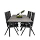 Matgrupp Venture Home Lova 224/324 med 6 Bront Stolar