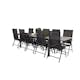 Matgrupp Venture Home Lova 224/324 med 10 Bront Stolar