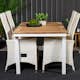 Matgrupp Utomhus Venture Home Perla 160/240 med 4 Pishi Trädgårdsstolar
