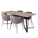 Matgrupp furniture/fashion Madde med 4 Limhamn Stolar