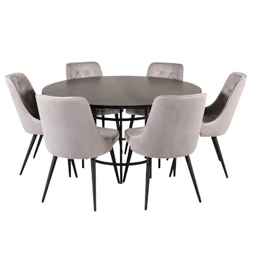 Matgrupp furniture/fashion Copenhagen med 6 Vera Stolar