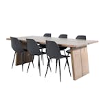 Matgrupp Venture Home Lotus med 6 Pop Stolar