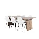 Matgrupp Venture Home Lotus med 6 Pooya Stolar