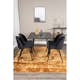Matgrupp Venture Home Dipp med 4 Velvet Stolar