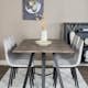 Matgrupp Venture Home Madde med 6 Phoi Stolar Polyestertyg