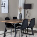 Matgrupp Venture Home Ina med 4 Phoi Stolar Sammet