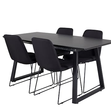 Matgrupp Venture Home Ina med 4 Muscot Stolar