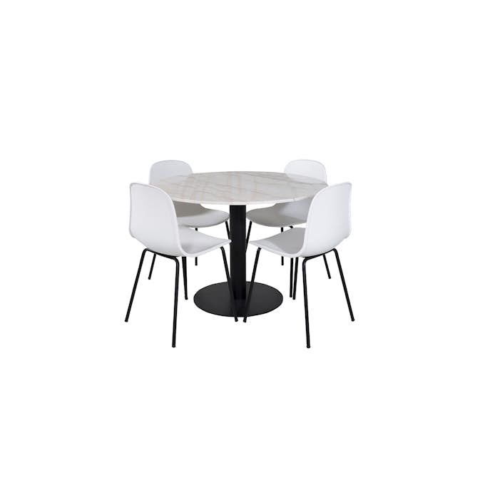 Matgrupp Venture Home Estelle med 4 Ardi Stolar