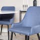 Matgrupp Venture Home Roxanna med 4 Plake Stolar Runt