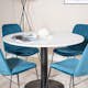 Matgrupp Venture Home Roxanna med 4 Muscot Stolar Runt