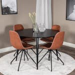 Matgrupp Venture Home Dipp med 4 Polar Spin stolar