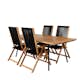 Matgrupp Venture Home Chane med 4 Jimbo Vikbara Matstolar