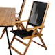 Matgrupp Venture Home Chane med 4 Jimbo Vikbara Matstolar