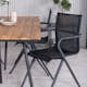 Matgrupp Venture Home Chane med 4 Anve Matstolar