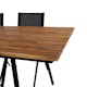 Matgrupp Venture Home Chane med 4 Anve Matstolar